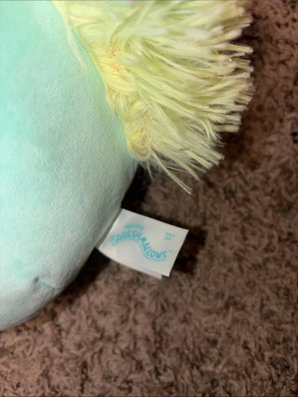 Squishmallow 8” Serene Teal Squirrel AUTHENTIC Kellytoy NWOT